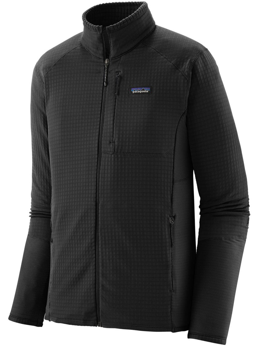 Patagonia Black R1 Jkt Fitted Active Jacket