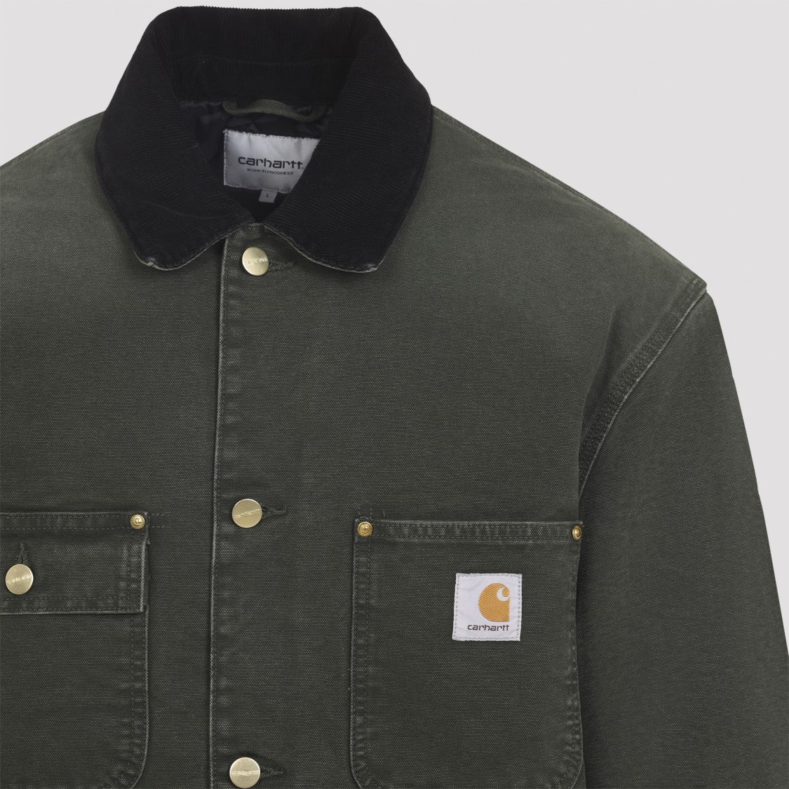 Carhartt Wip Og Chore Green Cotton Jacket