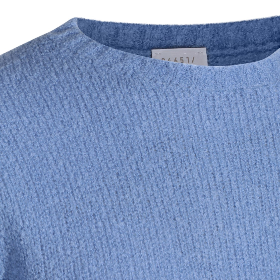 04651/A Trip In A Bag Textured Knit Sweater With Classic Crew Neckline