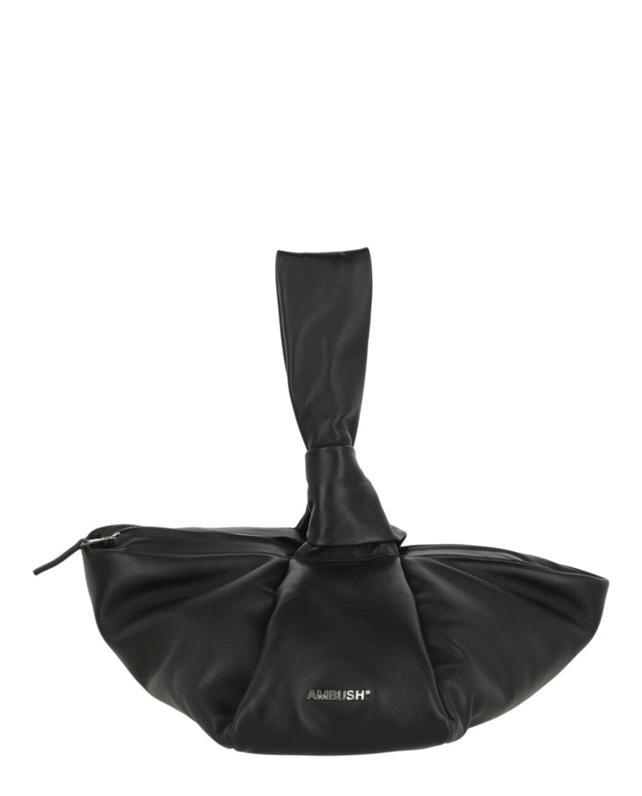 Ambush Twist Top Leather Clutch