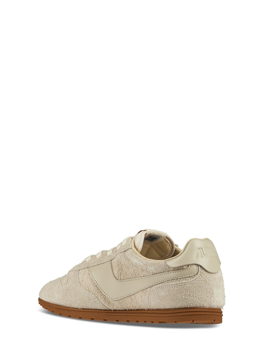 Autry Suede Sneakers With Contrasting Rubber Sole