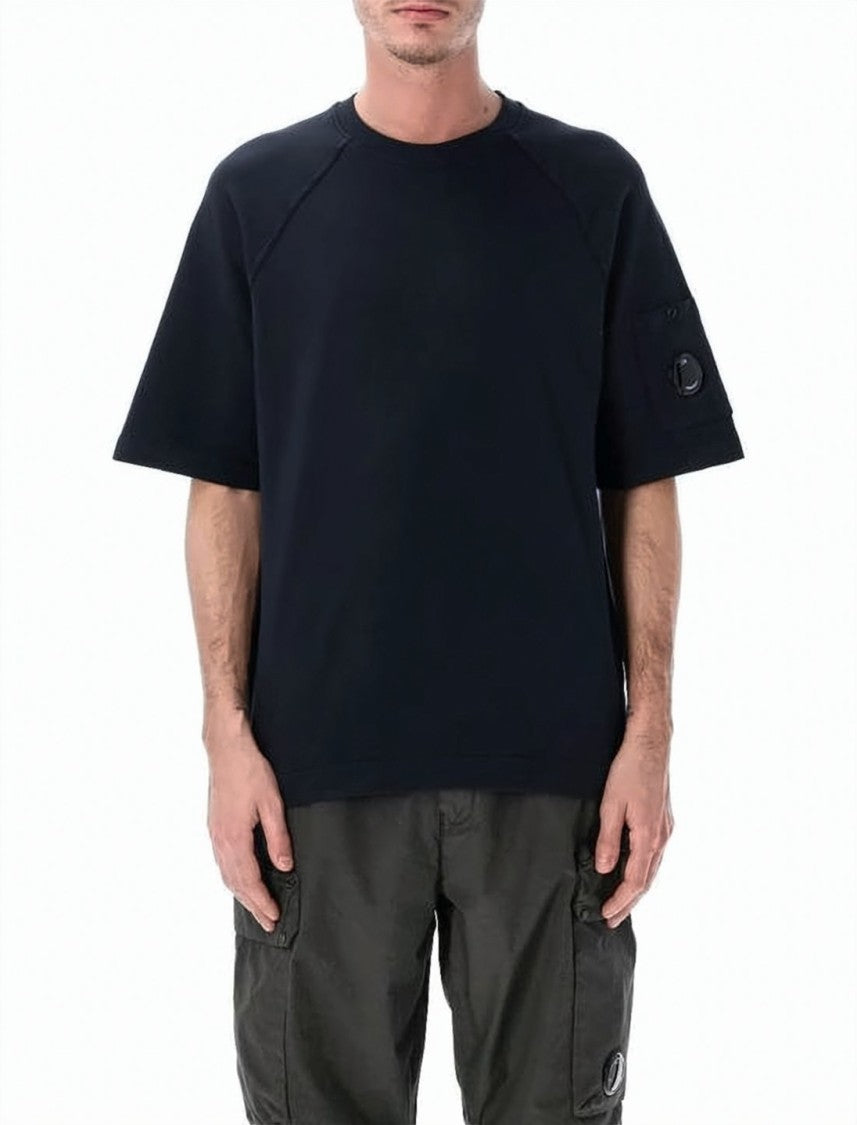 C.P. Company Relaxed-Fit Cotton Short-Sleeve Sweatshirt With Raglan Sleeves