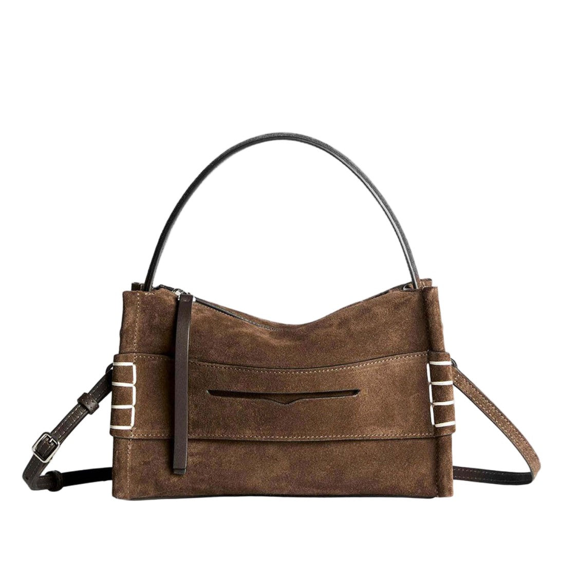 J. W. Anderson Rectangular Brown Calfskin Leather Bag