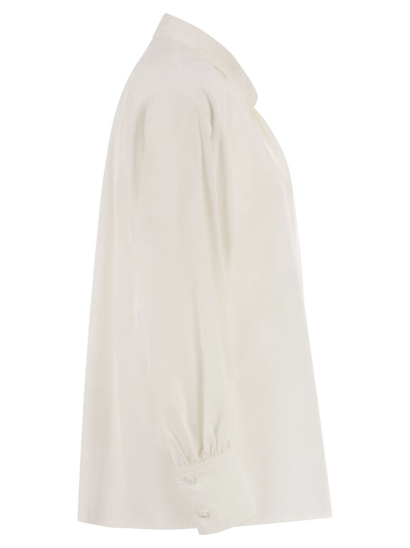 Max Mara Burgos1234 - Cotton Poplin Blouse