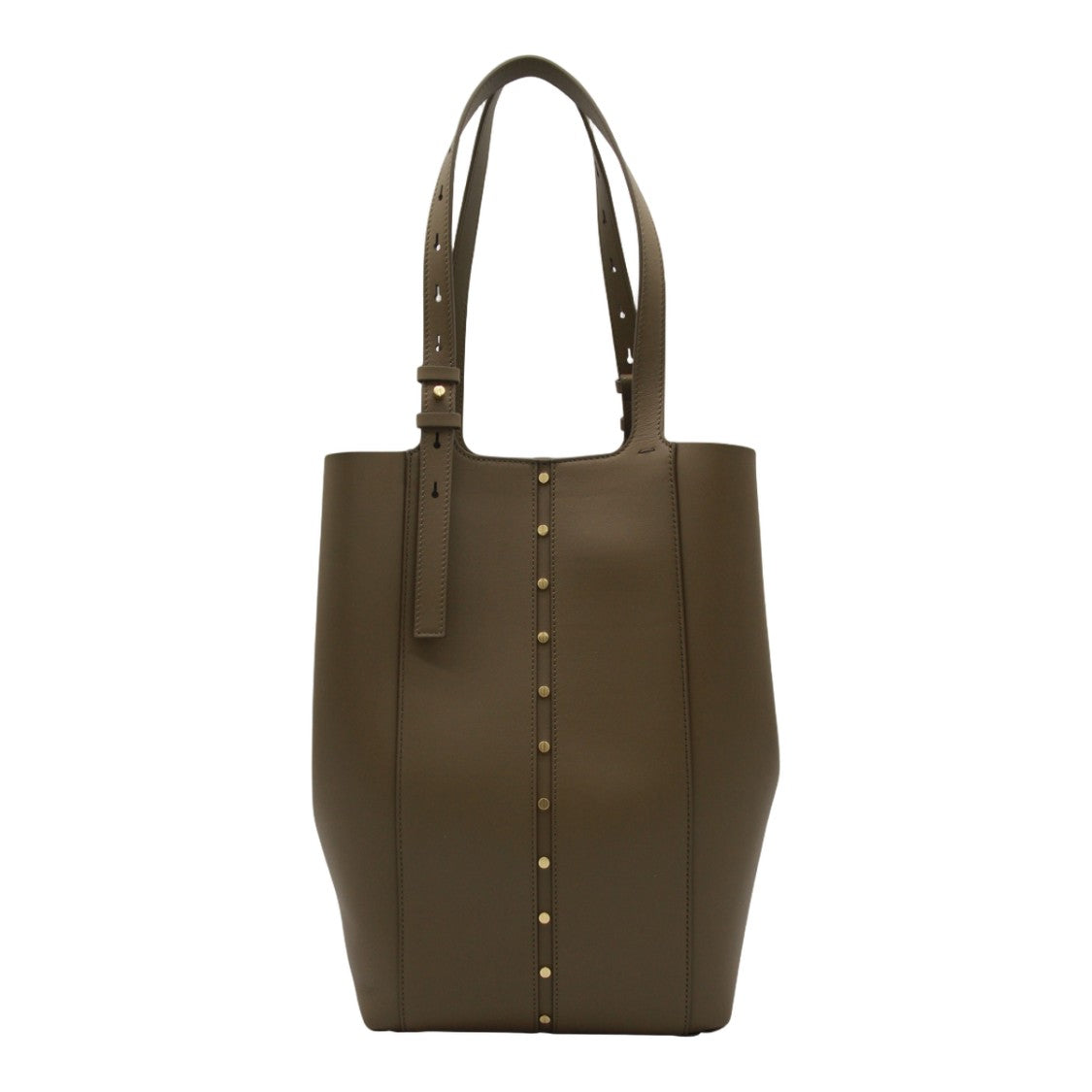 Golden Goose Structured Brown Tote With Adjustable Straps