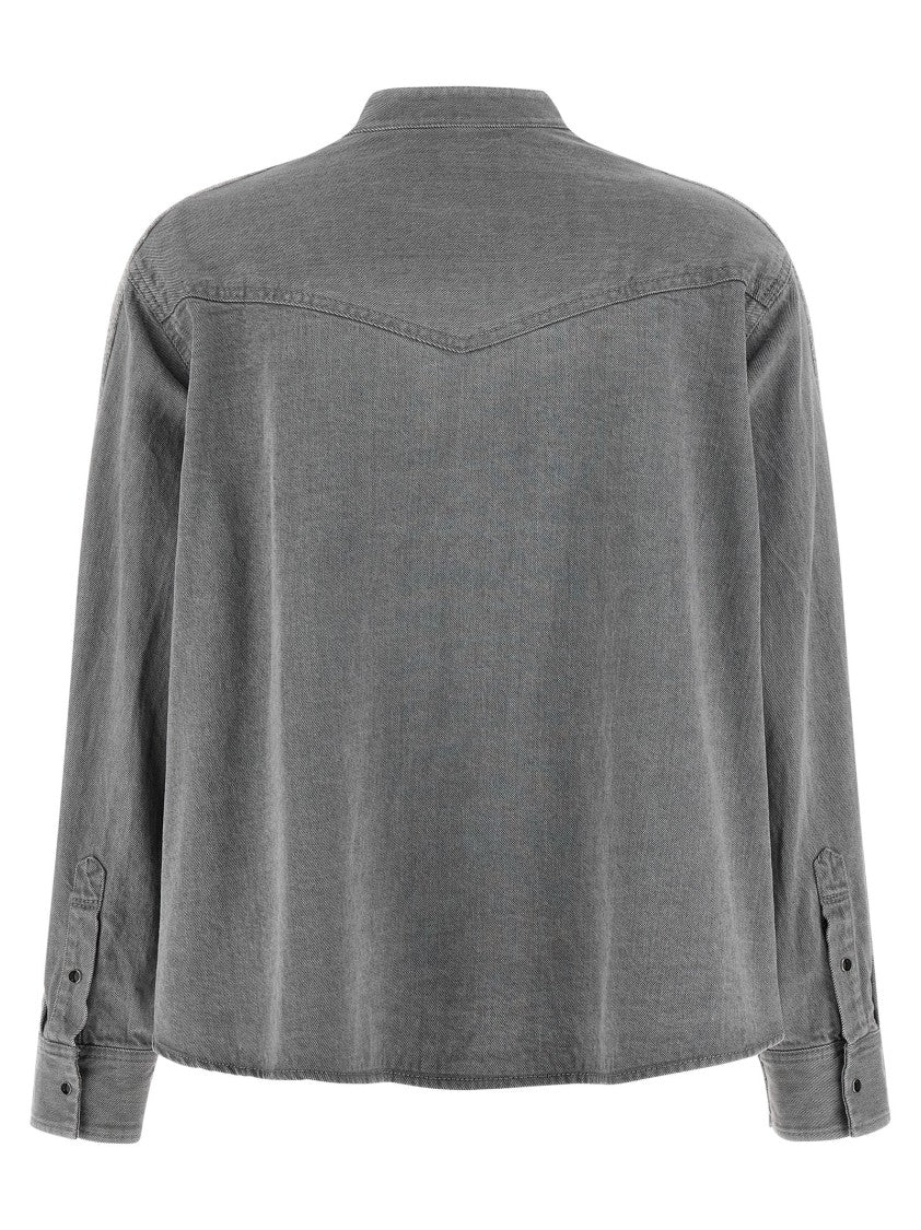 Sacai Asymmetrical Hem Cardigan With Shirt-Style Back