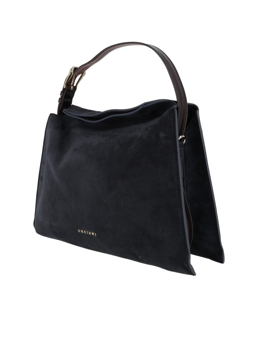 Claudio Orciani Trinity M Peach + Gold Calf Leather Shoulder Bag