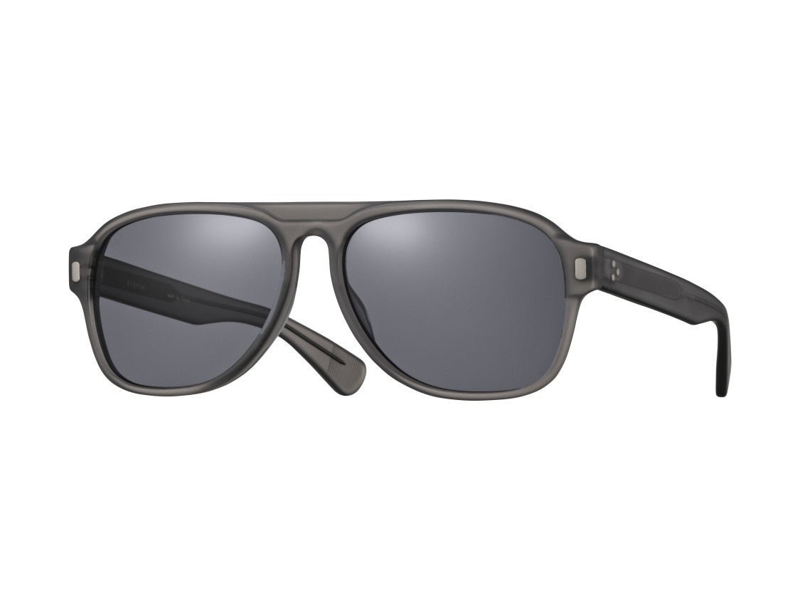 Eyevan Grey Zen-E Sun Matte Aviator Sunglasses