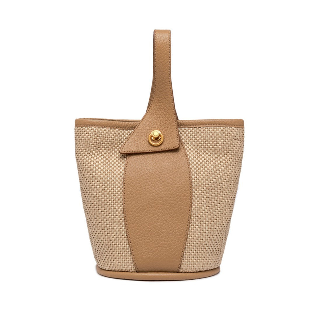 Gianni Chiarini Ester Bucket Bag In Nature Leather