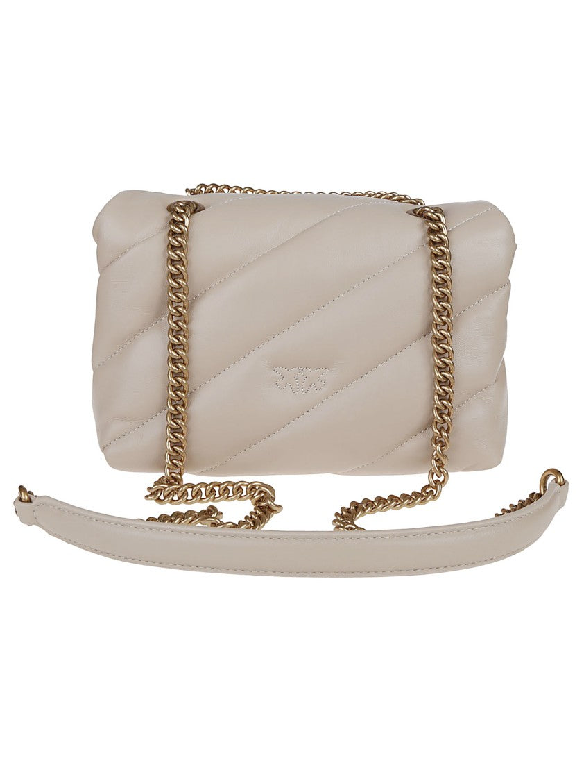Pinko Love Mini Puff Sheepskin Shoulder Bag