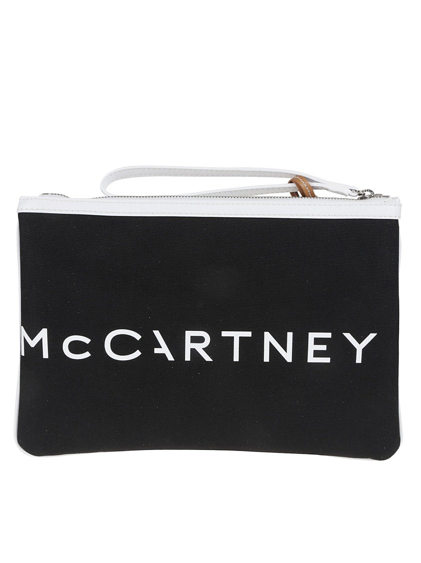 Stella Mccartney Black Minimalist Clutch