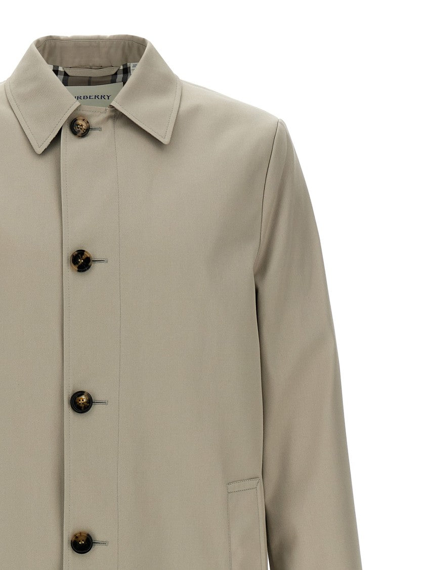 Burberry Single-Breasted Medium Car Coat