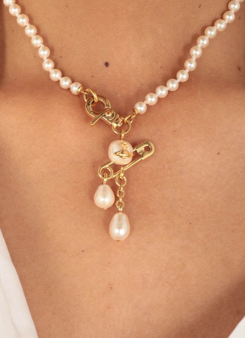 Vivienne Westwood Small Claude Pearl Necklace