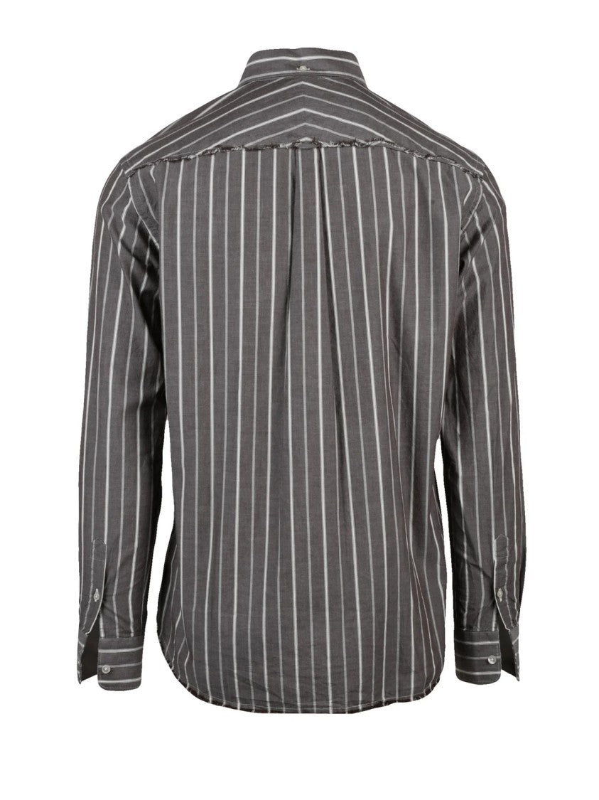 Deuxieme Grey Cotton Shirt
