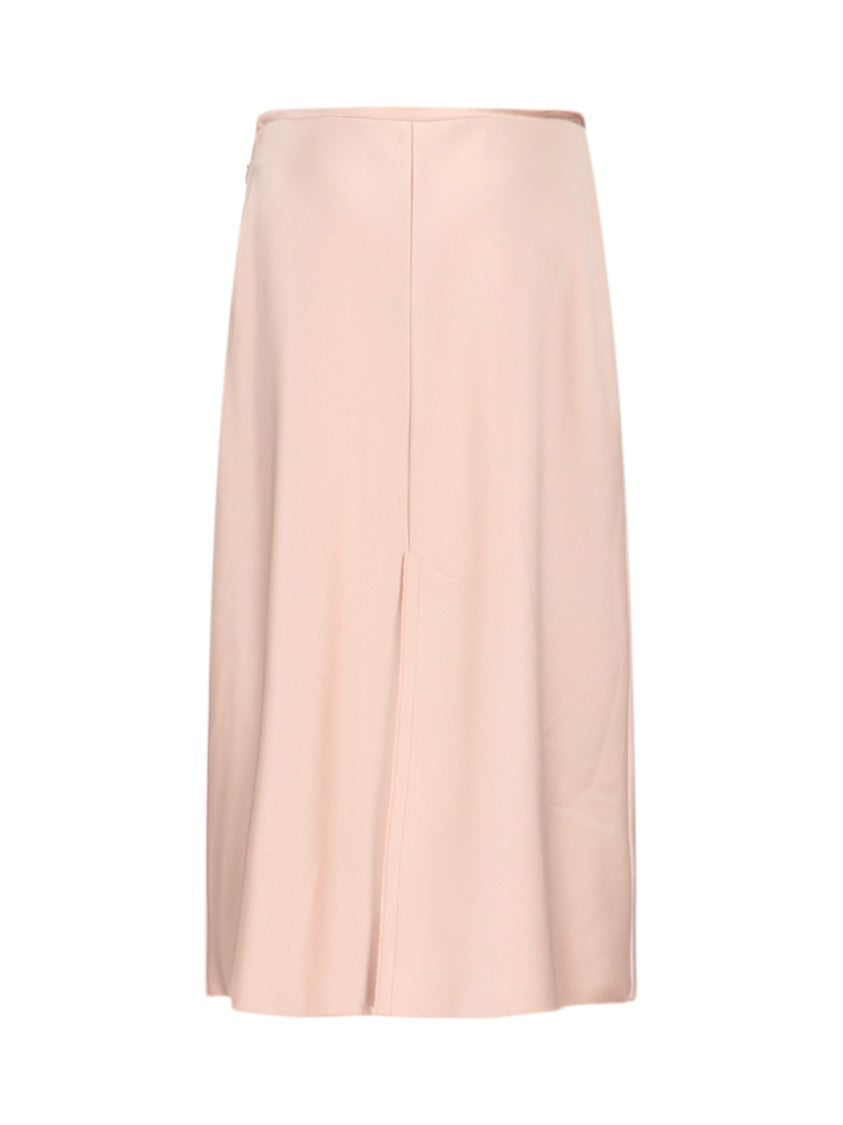 Ami Paris Midi Skirt – Pink