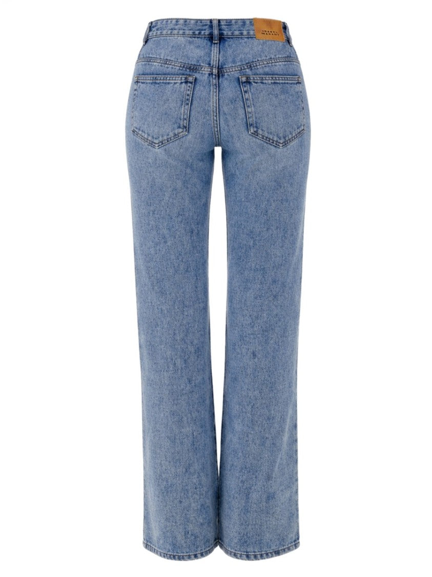 Isabel Marant Blue Belvira Lyocell-Blend Jeans