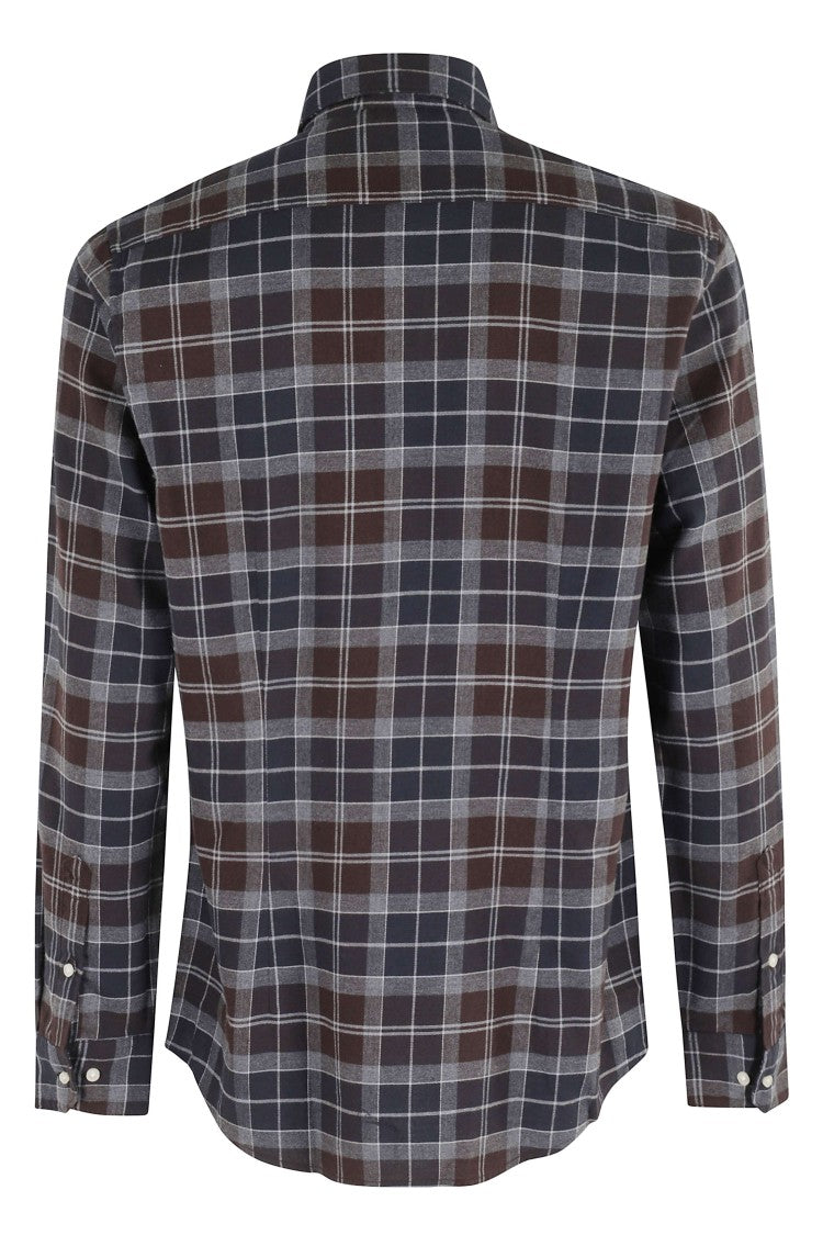 Barbour Tailored Flanellina Check Shirt With Classic Collar