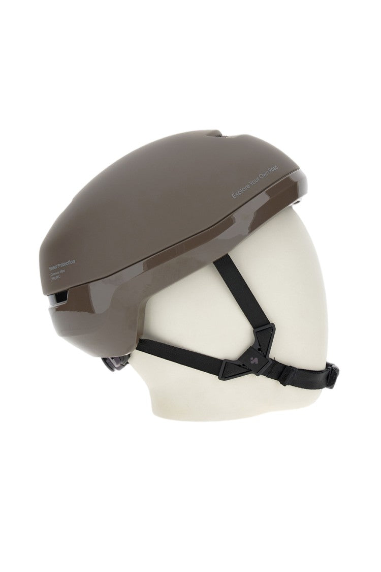 Pas Normal Studios Minimalist Bike Helmet With Glossy Finish And Reflective Details