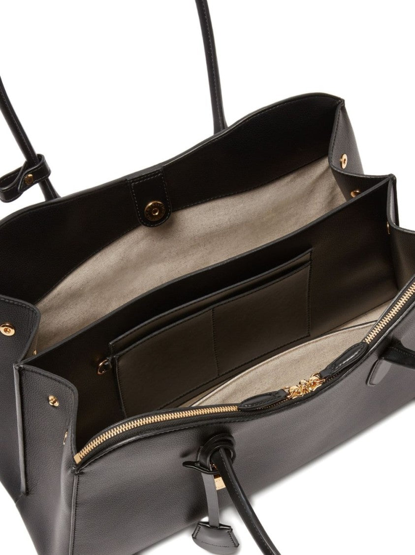 Stella Mccartney Structured Black Nylon Shoulder Bag