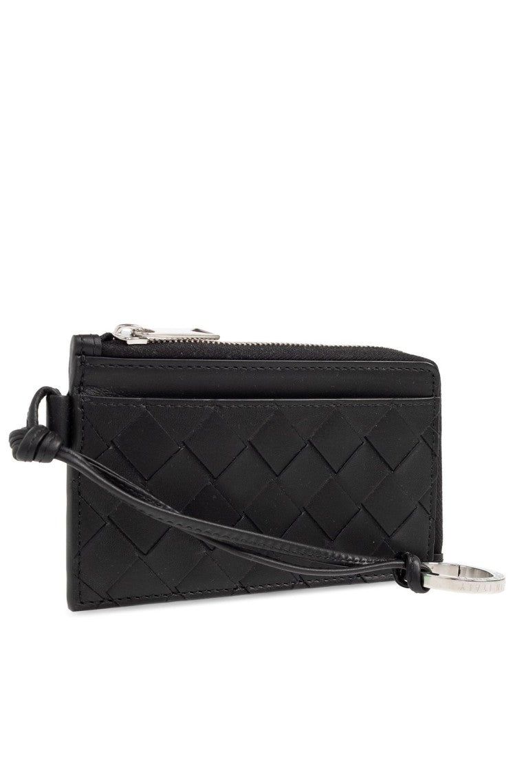 Bottega Veneta Woven Leather Card Wallet