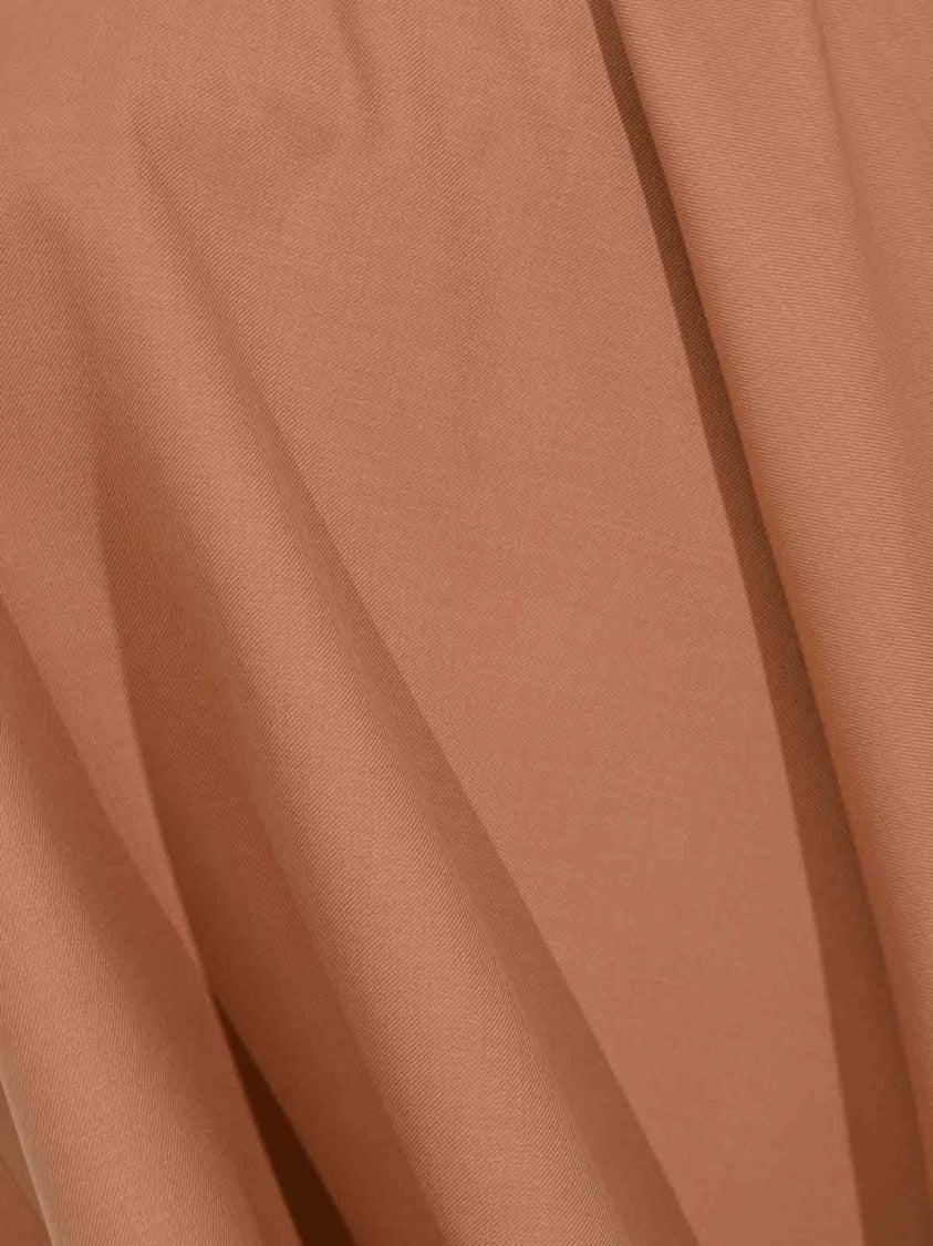 Twin-Set Structured Strapless Top With Flared Cape Silhouette