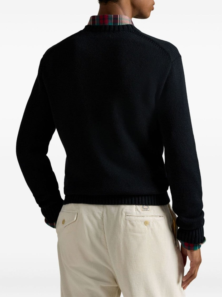 Polo Ralph Lauren Black Crew Neck Sweater