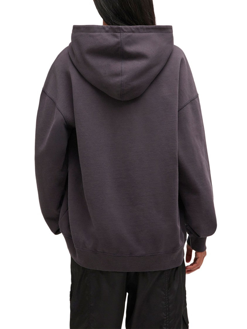 Ganni Isoli Oversized Hoodie With Graphic Puppy Print