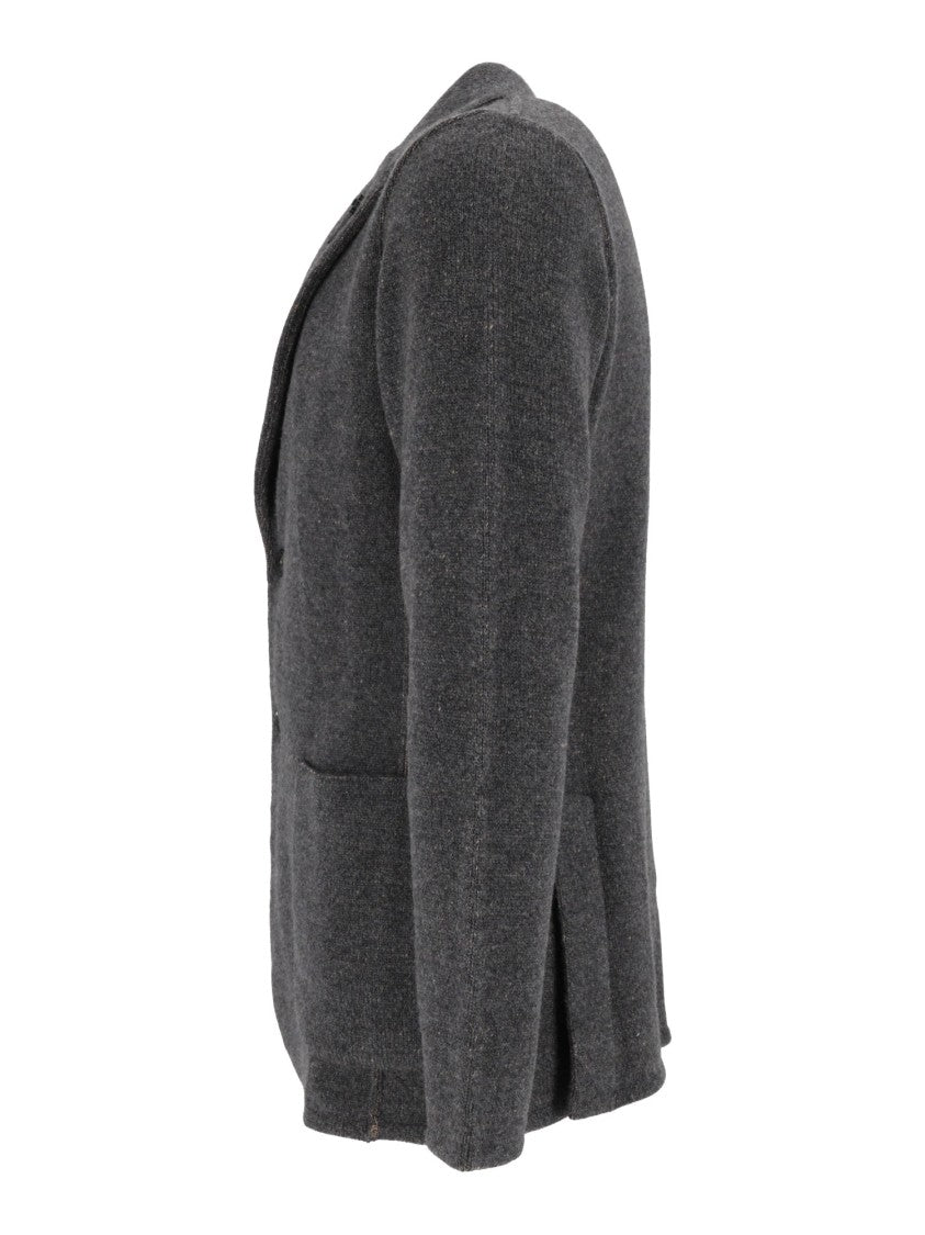 Lardini Tailored Virgin Wool Cashmere Jacket
