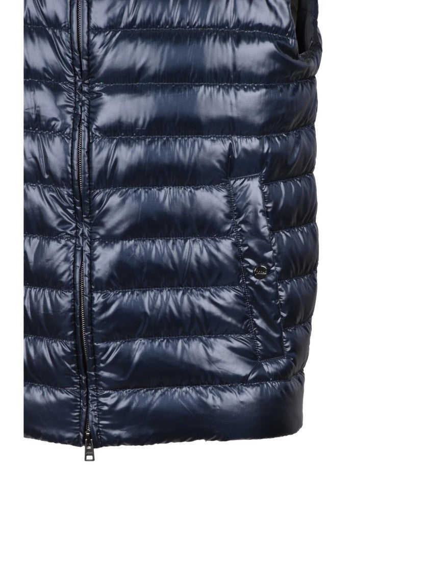 Herno Blue Centogrammi Polyamide Down Vest
