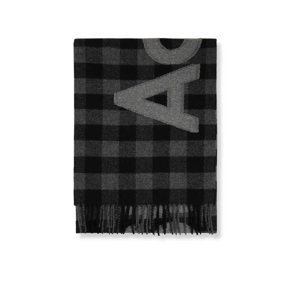 Acne Studios Small Check Wool Scarf