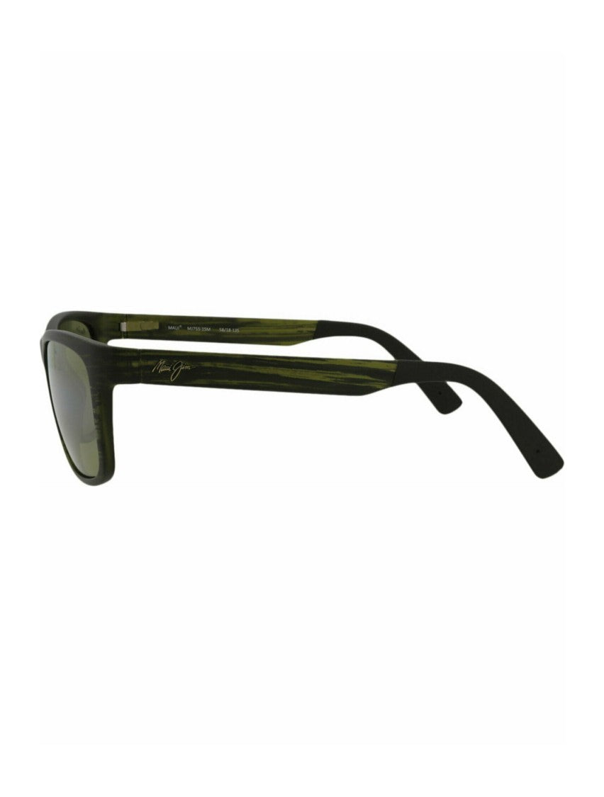 Maui Jim Square-Frame Nylon Sunglasses