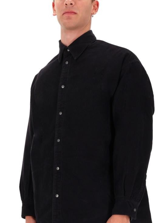 Diesel Long-Sleeve Black Casual Shirt