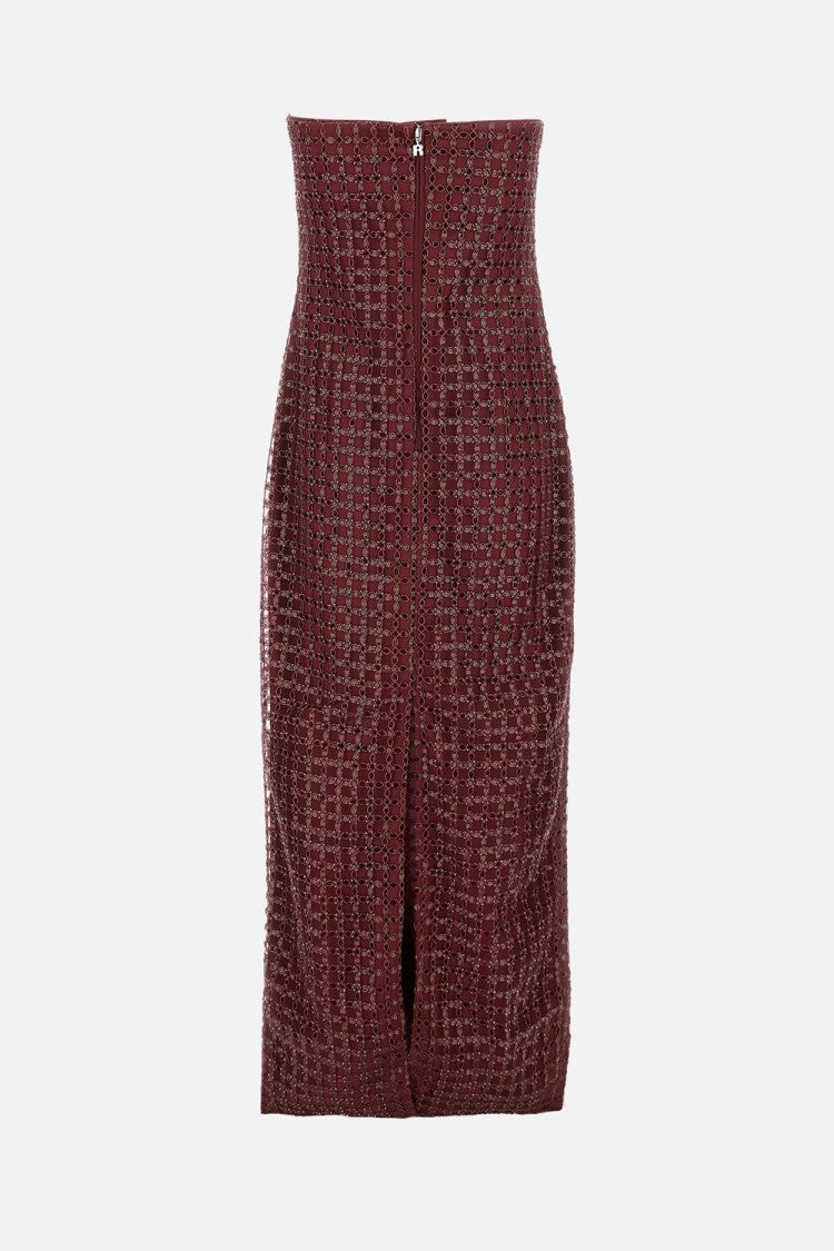 Rotate Birger Christensen Long Strapless Sheath Dress