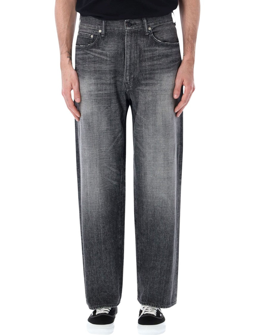 Namamica Selvadge Denim Whiskered Relaxed Straight Trousers