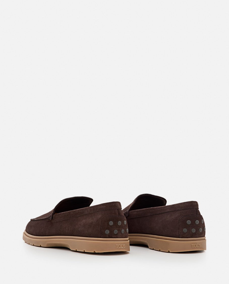 Tod's Mocassino Suede Marrone