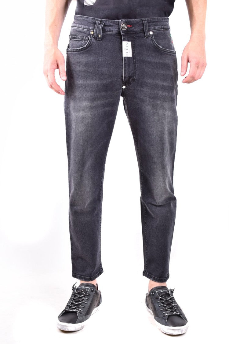 Philipp Plein Grey Denim Jeans