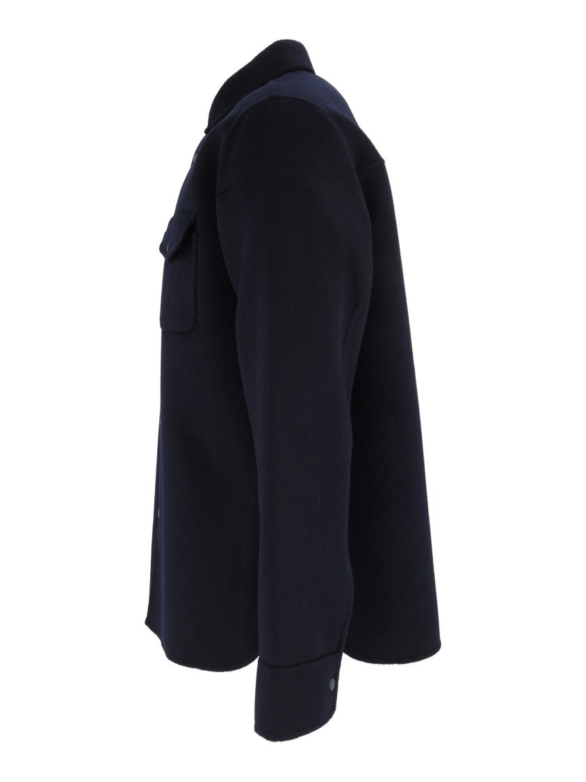 Aspesi Wool Flap-Pocket Shirt Jacket
