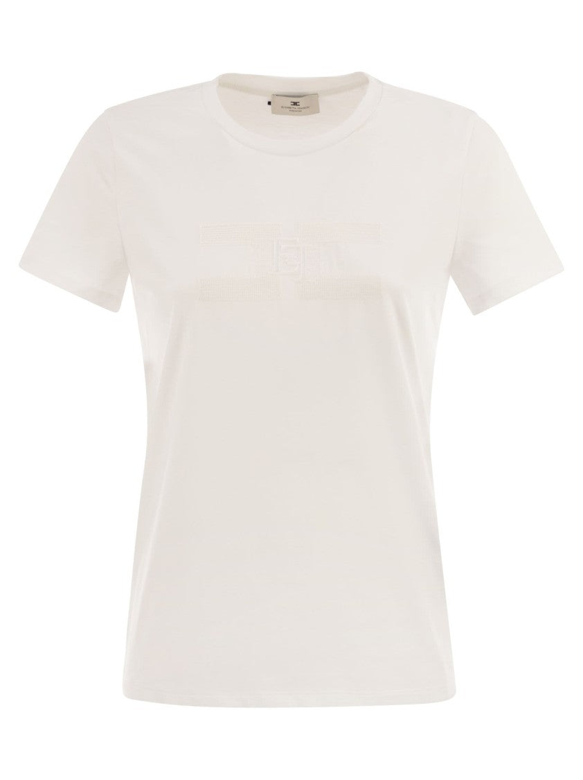 Elisabetta Franchi Cotton Jersey T-Shirt