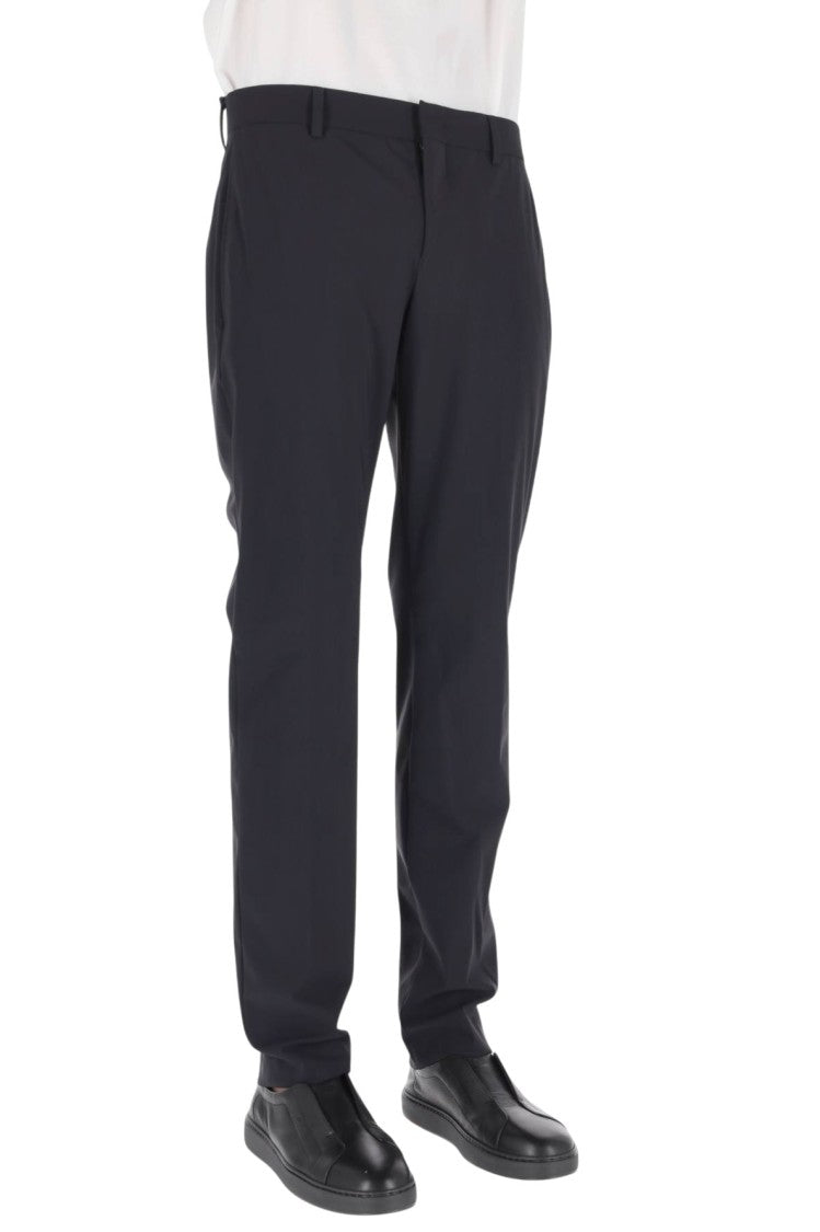Pt Torino Slim-Fit Minimalist Trousers With Epsilon Fit Design