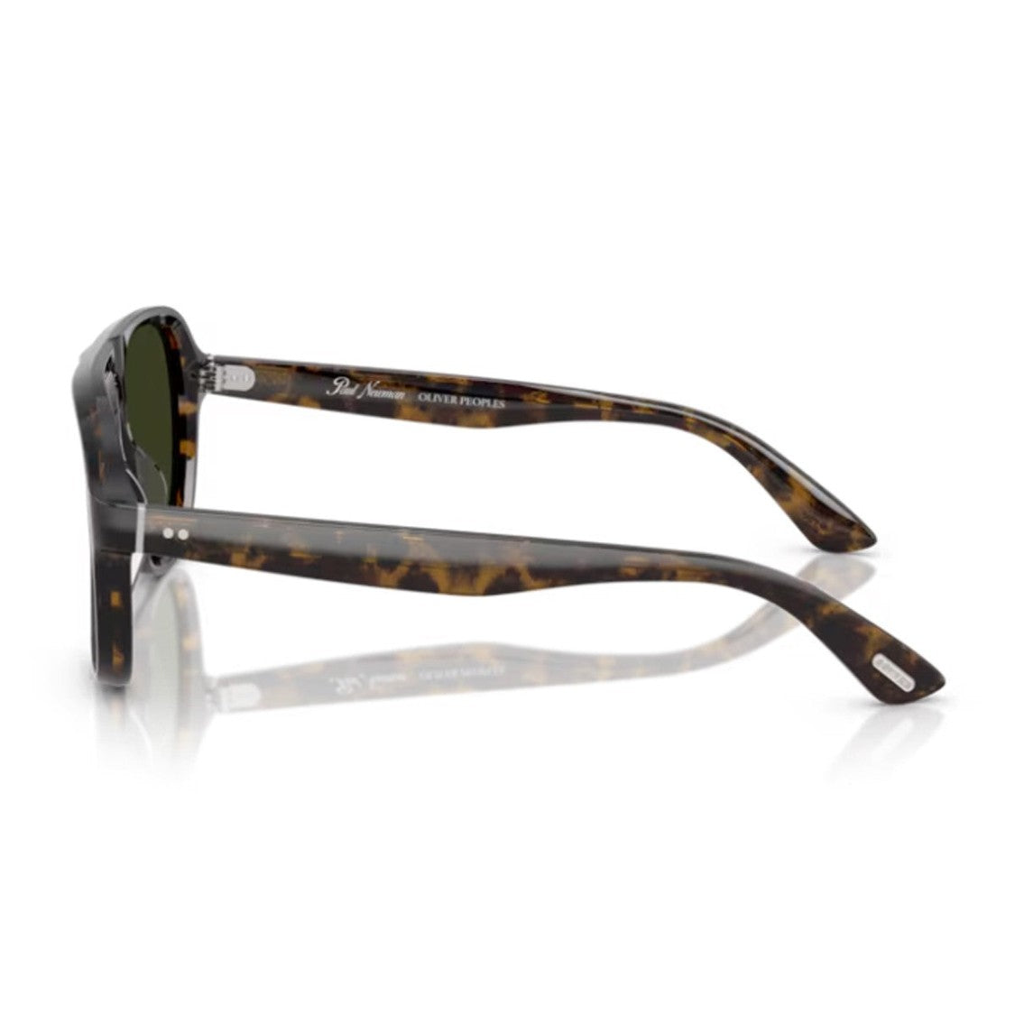 Oliver Peoples Havana Paul Newman Acetate Oversized Aviator Sunglasses