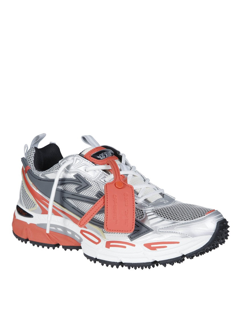 Off-White Silver Be Right Back Metallic Sneakers