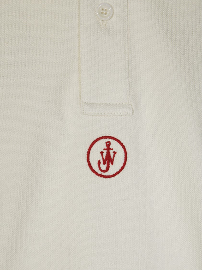 J. W. Anderson Short-Sleeve Polo Shirt With Embroidered Logo