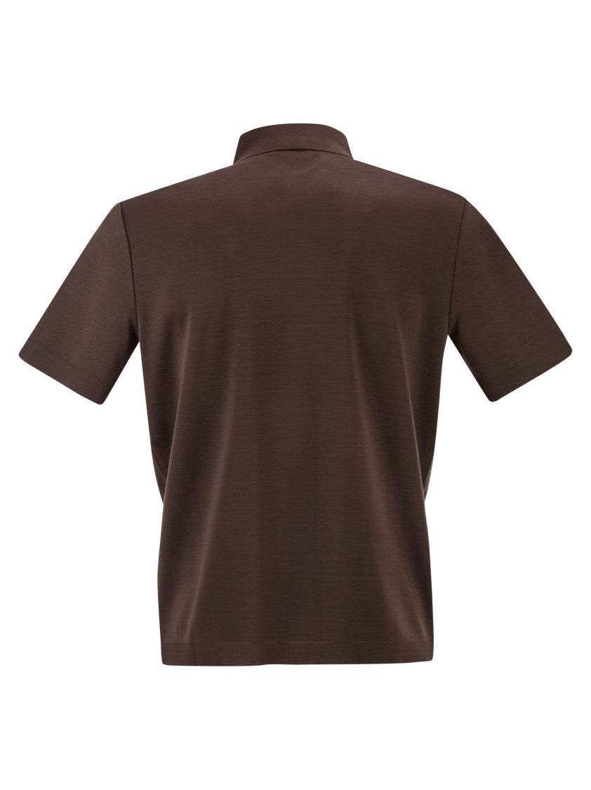 Herno Cotton Jersey Polo Shirt