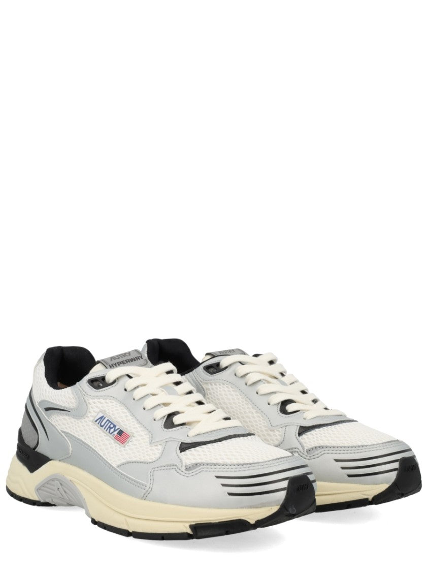 Autry Neutrals Hyperway Layered Mesh Sneakers