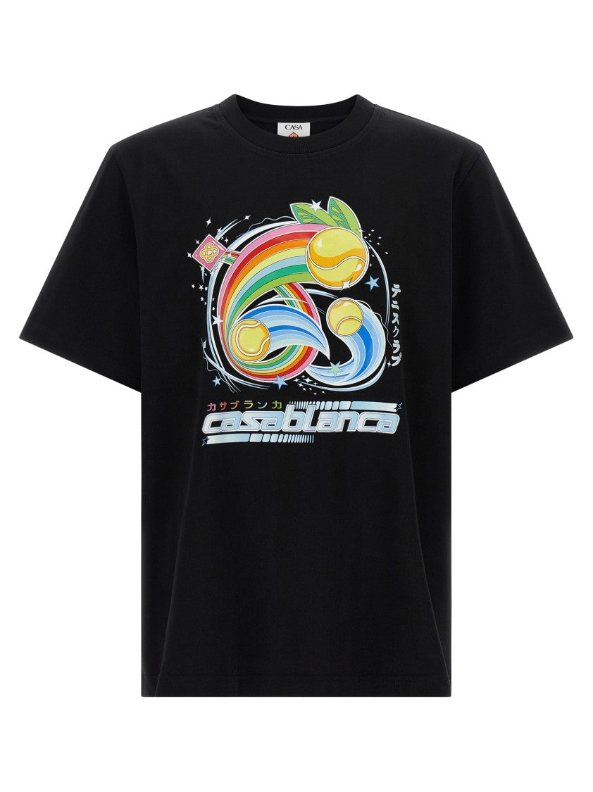 Casablanca Manga Tennis Ball' T-Shirt