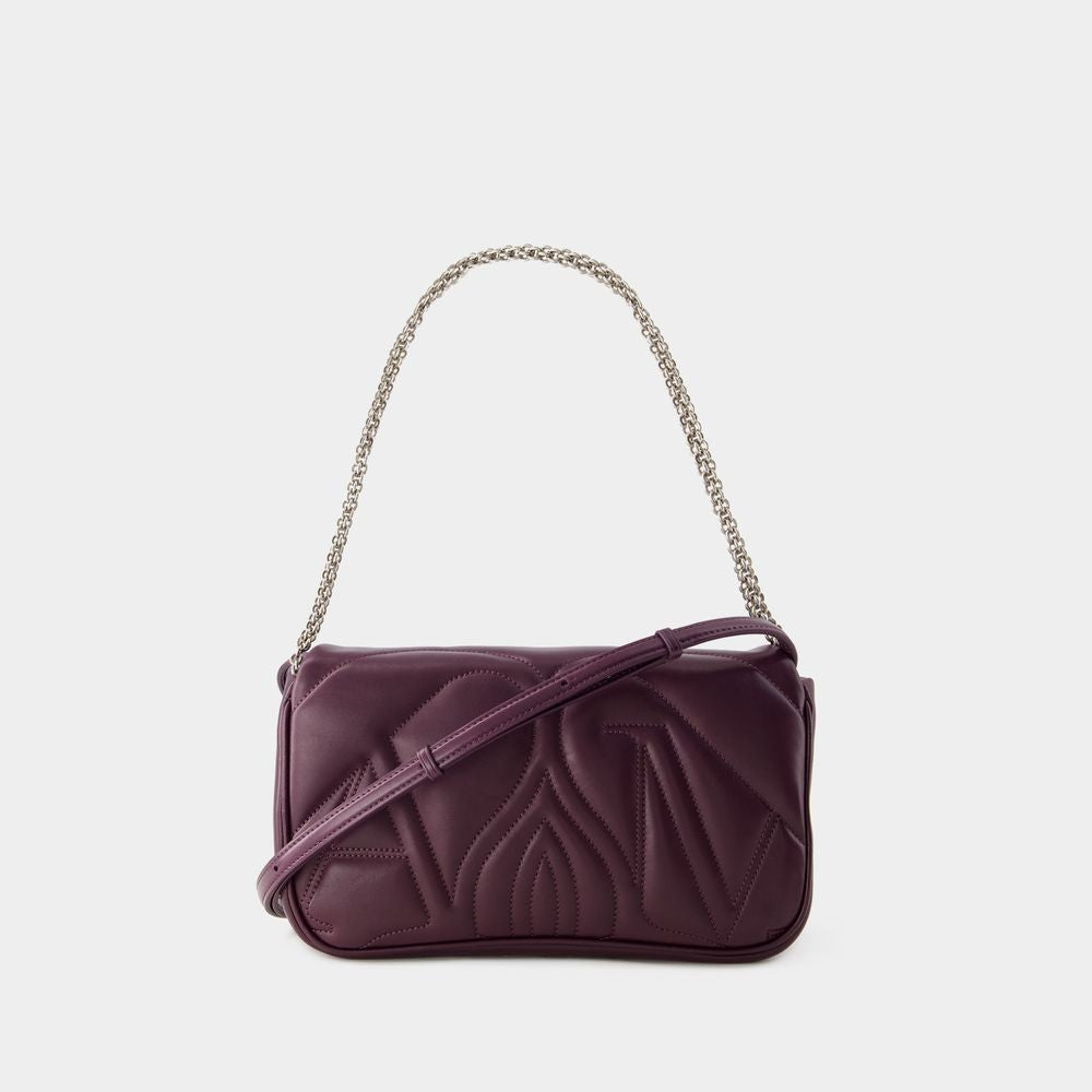 Alexander Mcqueen The Seal Small Bag - Leather - Night Shade