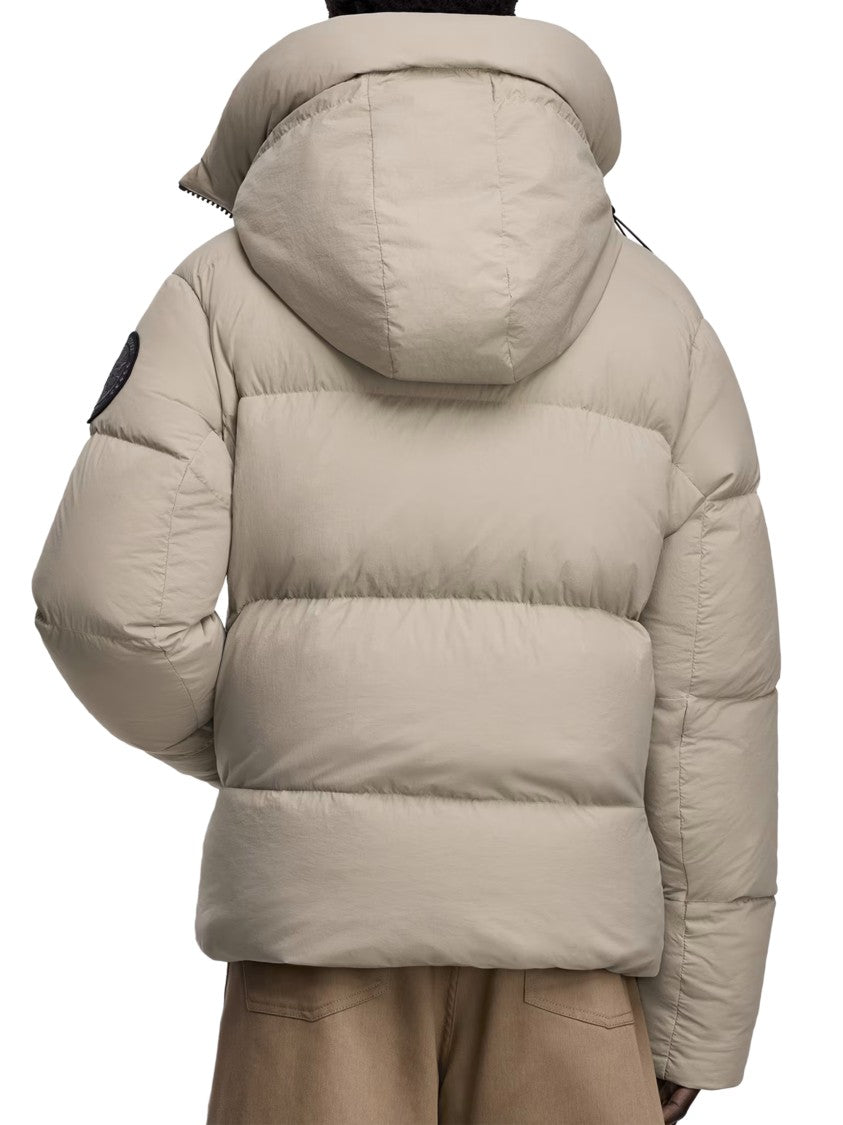 Canada Goose Matte Finish Puffer Jacket With High Collar