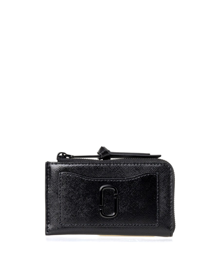 Marc Jacobs Rectangular Black Saffiano Leather Wallet