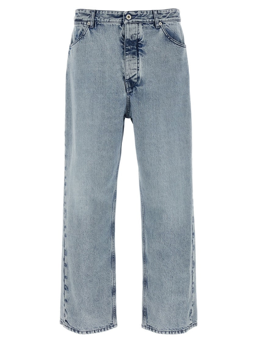 Jil Sander Diagonal Cotton Jeans