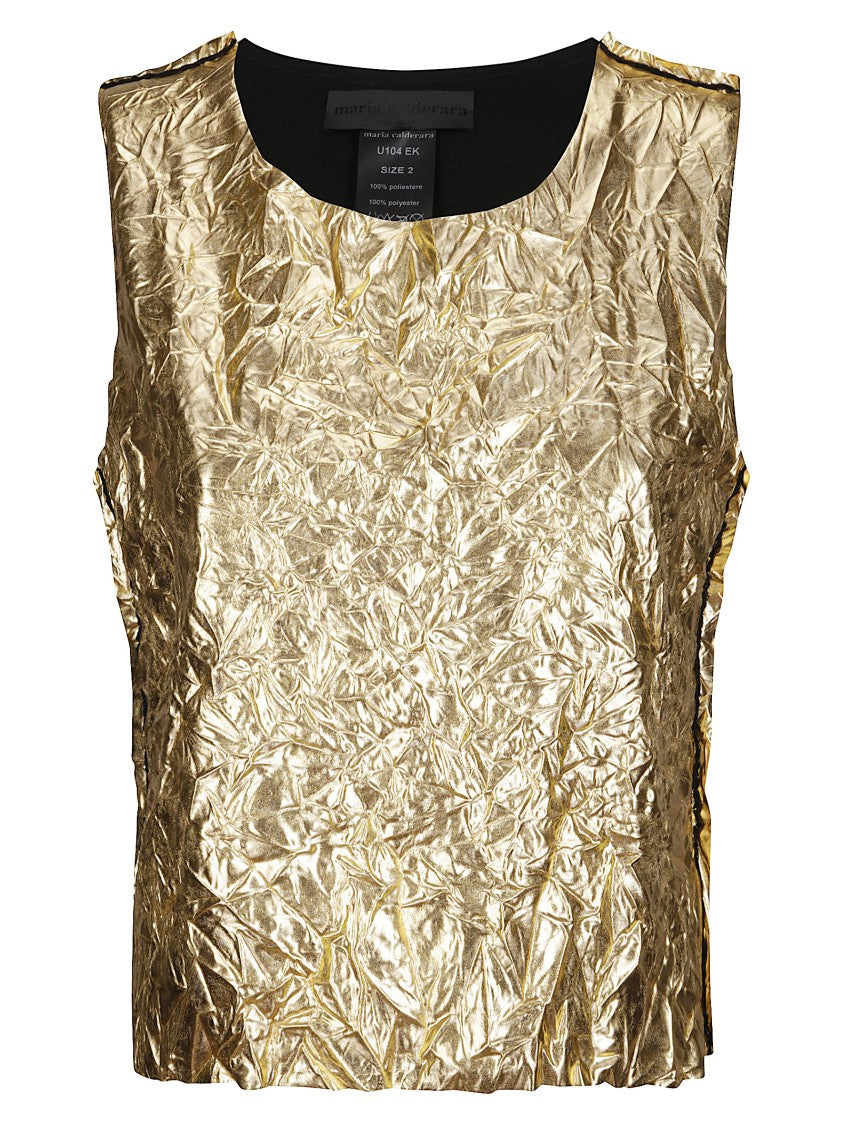 Maria Calderara Crew Neck Top